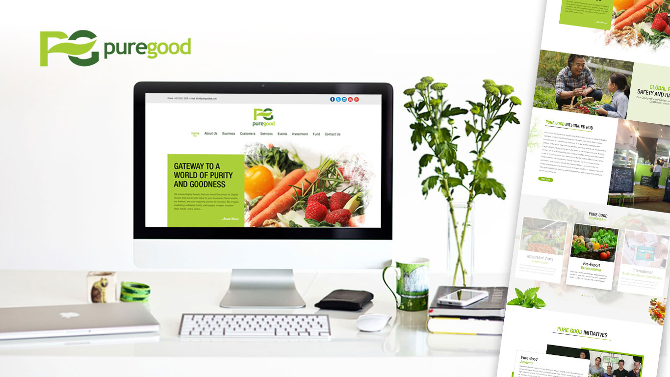 Puregood supply-chain website